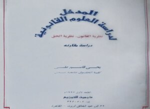 Introduction To The Study Of Legal Sciences (law Theory And Right Theory)