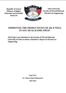 IMPROVING THE PRODUCTIVITY OF AK-X WELL IN ASA’AD AL-KAMIL FIELD