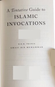 A Tentative Guide to ISLAMIC invocations