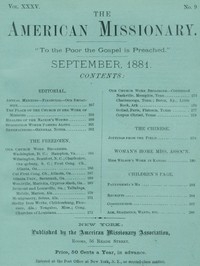 The American Missionary — Volume 35, No. 9, September, 1881