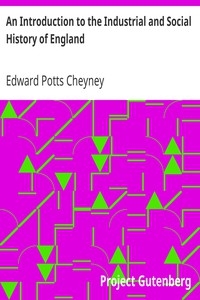 An Introduction to the Industrial and Social History of England