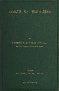 Essays on Darwinism