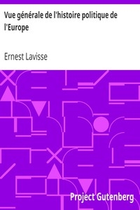 Vue générale de l'histoire politique de l'Europe
