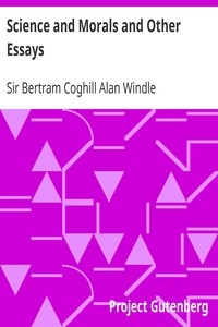 Science and Morals and Other Essays