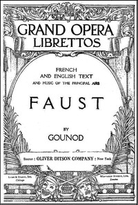 Faust: A Lyric Drama in Five Acts