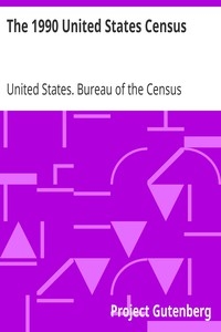 The 1990 United States Census By United States. Bureau Of The Census