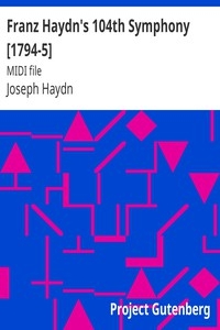Franz Haydn's 104th Symphony [1794-5] MIDI file