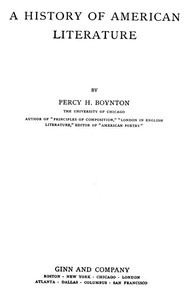 A History of American Literature