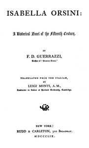 Isabella Orsini: A Historical Novel of the Fifteenth Century