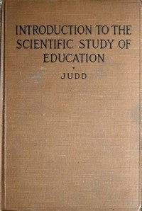 Introduction to the scientific study of education