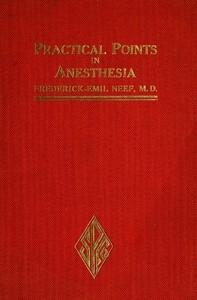 Practical Points in Anesthesia