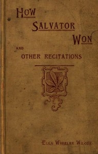 How Salvator Won, And Other Recitations
