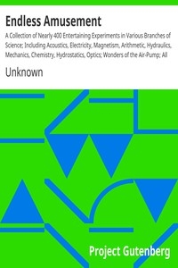 Endless Amusement A Collection of Nearly 400 Entertaining Experiments in Various Branches of Science; Including Acoustics, Electricity, Magnetism, Arithmetic, Hydraulics, Mechanics, Chemistry, Hydrostatics, Optics; Wonders of the Air-Pump; All the Popu