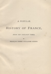 تاريخ مشهور لفرنسا من الأزمنة الأولى ، المجلد 5