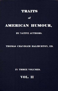 Traits Of American Humour, Vol. 2 Of 3