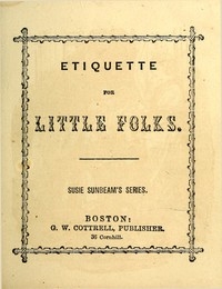 Etiquette for Little Folks