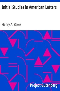 Initial Studies in American Letters