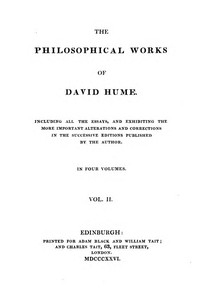 Philosophical Works, v. 2 (of 4) Including All the Essays, and Exhibiting the More Important Alterations and Corrections in the Successive Editions Published by the Author