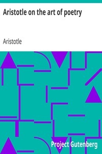 Aristotle on the art of poetry