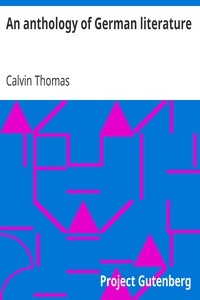 An Anthology Of German Literature