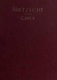Nietzsche and Other Exponents of Individualism