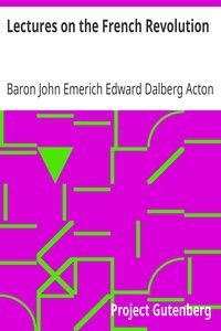 Lectures on the French Revolution