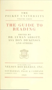 The Guide to Reading — the Pocket University Volume XXIII