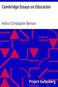 Cambridge Essays on Education