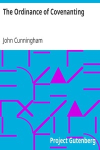 The Ordinance of Covenanting