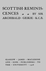 Scottish Reminiscences