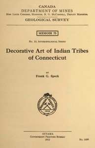 Decorative Art of Indian Tribes of Connecticut
