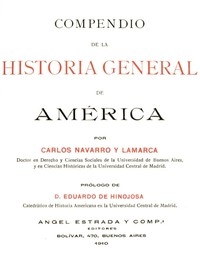 Compendio de la historia general de América. Tomo I