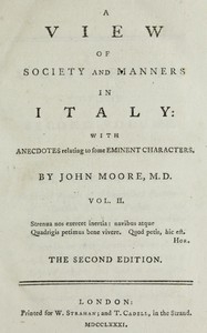 A View of Society and Manners in Italy, Volume 2 (of 2) With Anecdotes Relating to some Eminent Characters