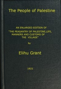 The People of Palestine An enlarged edition of 