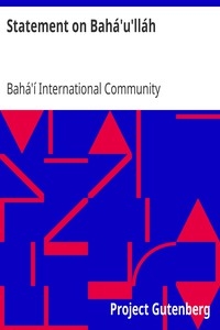 Statement on Bahá'u'lláh