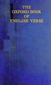  The Oxford Book of English Verse, 1250-1900 