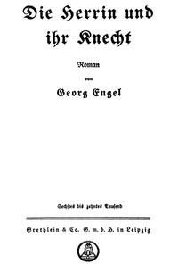 Die Herrin Und Ihr Knecht