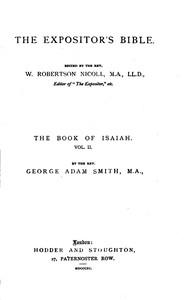 The Expositor's Bible: The Book Of Isaiah, Volume 2 (of 2)