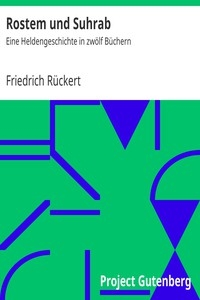 Rostem und Suhrab: Eine Heldengeschichte in zwölf Büchern