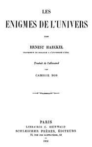 Les énigmes de l'Univers