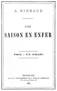 Une Saison En Enfer