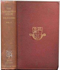 The Elizabethan Stage (Vol 2 of 4)