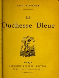 La Duchesse Bleue