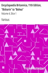 Encyclopaedia Britannica, 11th Edition, 