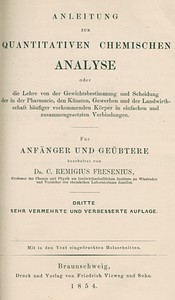 Anleitung Zur Quantitativen Chemischen Analyse