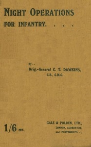 Night Operations for Infantry Compiled for the Use of Company Officers