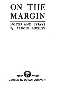 On the Margin: Notes and Essays