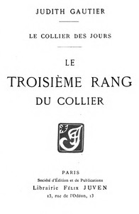 Le collier des jours: Le troisième rang du collier