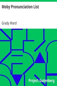 Moby Pronunciation List