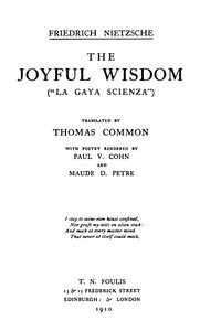 The Joyful Wisdom (